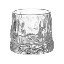 Trendooze Vintage Şeffaf İçme Harika Dokusu Dayanıklı Bardak 3 La