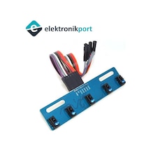 Elektronikport-Tcrt5000L 5 Kanal Kızılötesi Sensör Modülü 5'Li Çizgi İzleyen Sen