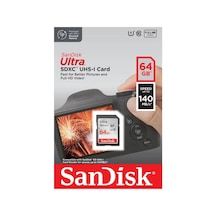 SanDisk Ultra SDSDUNB-064G-GN6IN 64 GB SDHC/SDXC Class 10 UHS-I Hafıza Kartı