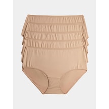 Marks & Spencer 5’li Microfibre Yüksek Bel Külot Seti T61004113E Bej