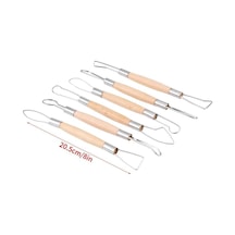 500 Gr Terracotta/kırmızı Hava İle Kuruyan Seramik Kil + 15 Parça Modelaj Ve Şekillendirme Alet Seti Çömlek Ve Heykel Başlangıç Seti Terracotta/kırmızı