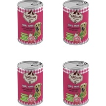 4 Adet Konserve Yaş Mama, Dana Etli & Tahılsız, 415 Gr