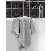 Cotton Esra Büyük Boy Banyo Havlusu 90x150 Antrasit