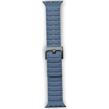 Watch 42mm Magnus Mıknatıslı Silikon Kordon Saat Değildir - Mavi Diğer