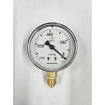 Pakkens Çap 63 Alttan -760/0 Mmhg Kuru Vakummetre