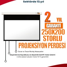 250x200 Cm Storlu Projeksiyon Perdesi