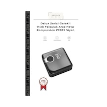 Delux Serisi Gerekli Hızlı Yolculuk Araç Hava Kompresörü Zc001 Siyah