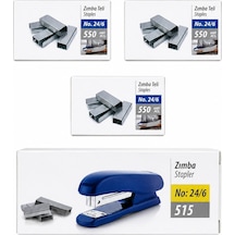 No:24/6 Zımba Makinası+3 Adet No:24/6 Zımba Teli