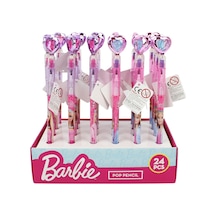 Barbie Geçmeli Kalem B-1032 Taşlı Kalp 24/576 Pembe