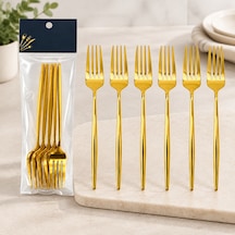 Gold Yemek Çatalı Renkli