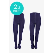 Penti Kız Çocuk Pretty Koton Lacivert 2li Külotlu Çorap Penti Kız Çocuk Pretty Koton Lacivert 2li Külotlu Çorap