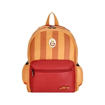Galatasaray Sarı Çubuklu Paraşüt Kumaş Sırt Çantası 25513 Çok Renkli