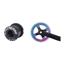 Aynakol Vidası - Alüminyum, 5'li Kırmızı Civatası 5 Vida Mtb Tek Yaprak Aynakol Vidası Kırmızı Renk