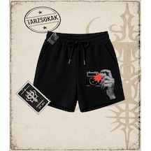Tarzsokak Gotik & Grunge Streetwear Take A Pıcture Of Me Unisex Şort Siyah