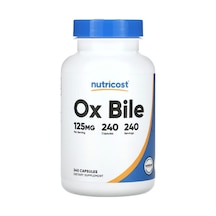 Nutricost Ox Bile 125 Mg 240 Capsul. Usa Menşei.tr Tek Yetk...