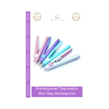 Profesyonel Seramik Uçlu Kablolu Seyahat Taşınabilir 20w Mini Saç Düzleştirici Bukle Yapıcı Makine