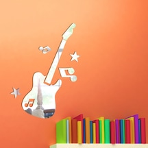 Gitar Dekoratif Ayna Şeffaf