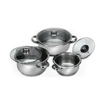 Gülsan 6 Parça Cam Kapaklı Çakır Set