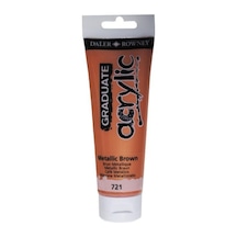 GRADUATE ACRYLIC 120ML METALLIC BROWN
