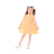 Toontoy Kız Çocuk Elbise Somon