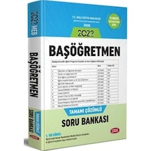 2022 MEB Başöğretmen Tamamı Çözümlü Soru Bankası- Data Yayınları