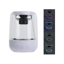 Magicvoice Mv-24696 600 Mah Taşınabilir Rgb Mikrofonlu Aux-tf-bluetooth 3 Watt Hoparlör Beyaz - 168441