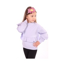 Toontoy Kız Çocuk Sweatshirt Mavi