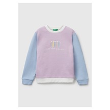 Benetton Kız Bebek Lila Sweatshırt Lila