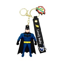 Batman 3d Silikon Anahtarlık Gold Metal