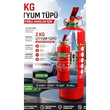 2 Kg Lityum-iyon Batarya Yangın Söndürme Cihazı Seçkin Yangın