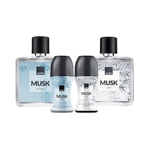 Musk Rain Musk Exhale Erkek Parfüm Ve Rollon Paketi Odunsu