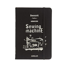 Notelook Scrikss Tekstil Kapak Çizgili Defter A6 Beyaz