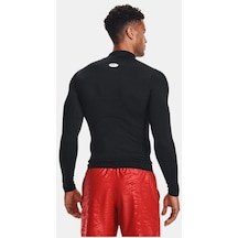 Under Armour Erkek HeatgearArmour Mock Uzun Kollu 1369606-001 Siyah - Beyaz