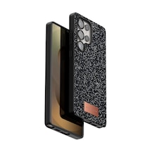 Onegif Samsung Galaxy S25 Ultra Bright Simli Kapak - Siyah