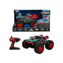 1:12 Big Patfoot Usb Şarjlı Uzaktan Kumandalı Off Road Araba 32 Cm 16156 Kırmızı Çok Renkli