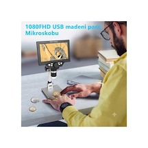 1000x Dijital 1080p 4.3 İnç Lcd Ekranlı Usb Hd Mikroskop