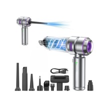 3'ü 1 Arada Araç Süpürgesi - 9 Farklı Başlık - 15000 Pa Ultra Güçlü Fırçasız Motor - 3 Kademe Hız Ayarı -