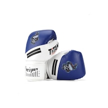 Titan Sport Mavi Beyaz Yılan Kurukafa Boks Eldiveni Çok Renkli