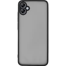 Newface Samsung Uyumlu Galaxy A06 Kılıf Montreal Silikon Kapak - Siyah Siyah