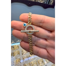 14 K Yeşil Altın Renk Xuping Vip Bileklik