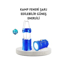 Zenvia Güneş Enerjisiyle Çalışan Kamp Feneri Hafif Portatif Uzun Ömürlü Znv2026 Çok Renkli