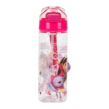 Gabby's Dollhouse Pipetli Tritan Suluk 500 Ml Şeffaf