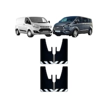 Ford Transit Tourneo Custom Siyah-beyaz Fosforlu 4'lü Paçalık Çamurluk Tozluk Frd0fx02801