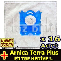 Arnica Terra Plus Süpürge Toz Torbası 16 Adet