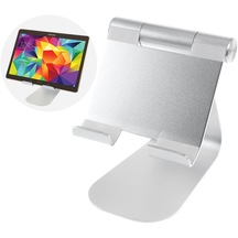 Cbtx İpad Pro/ipad Air 2 İçin Alüminyum Alaşımlı Dönebilen Tablet Masaüstü Standı Tutucu Beşiği - Gümüş Renk