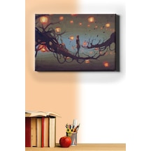 Webstyle Sayılarla Boyama Seti Kasnaklı Fantastik Ağaç 50 X 65 Cm