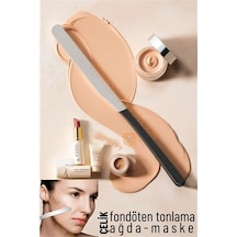 Zenvac Maske Sıvı Fondöten Tonlama Spatulası Çelik Zenvac29