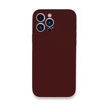 Newface - 581 - İphone 13 Pro Max Kılıf Lansman Legant Silikon - Csmo-tex - - Bordo