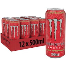 Monster Energy Watermelon Enerji İçeceği 500 Ml X 12 Adet