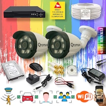 2 Kameralı Gece Renkli Yapay Zekalı Turbohd Set 3908w-104